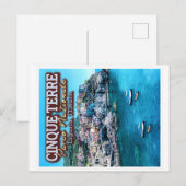 CINQUE TERRE NATIONAL PARK - LIGURIA ITALIEN POSTKARTE (Vorne/Hinten)