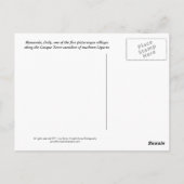 Cinque Terre Postcard Postkarte (Rückseite)