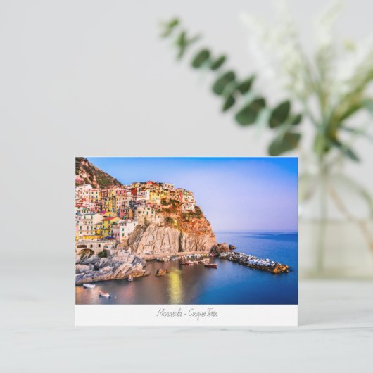 Cinque Terre Postcard Postkarte (Stehend Vorderseite)
