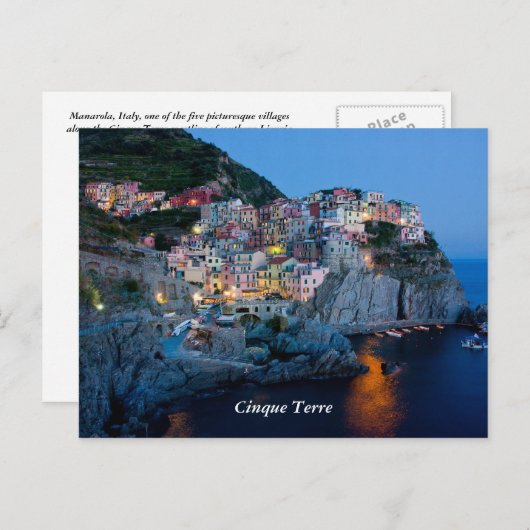 Cinque Terre Postcard Postkarte (Vorne/Hinten)