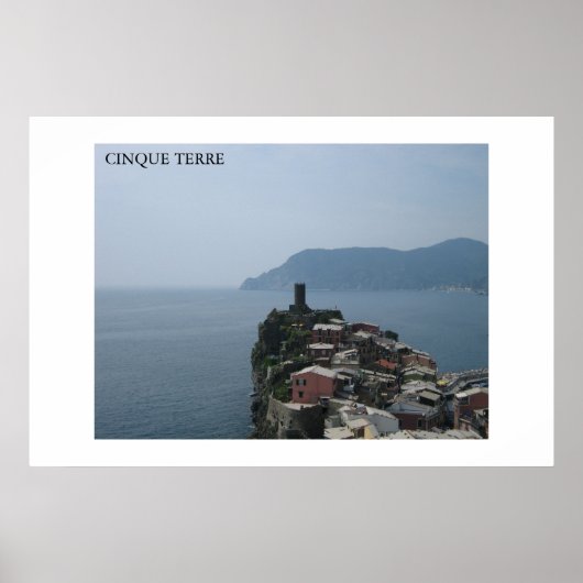 Cinque Terre Poster (Vorne)