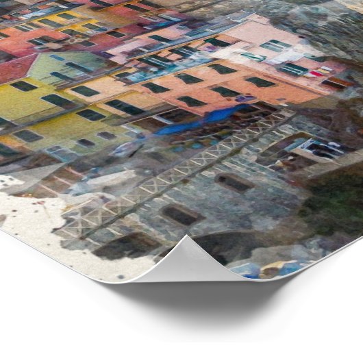 Cinque Terre Poster (Ecke)