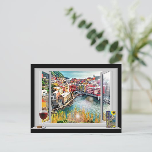 Cinque Terre Postkarte (Stehend Vorderseite)