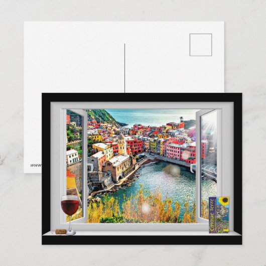 Cinque Terre Postkarte (Vorne/Hinten)
