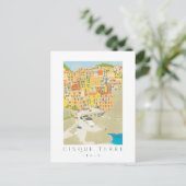 Cinque Terre Postkarte (Stehend Vorderseite)