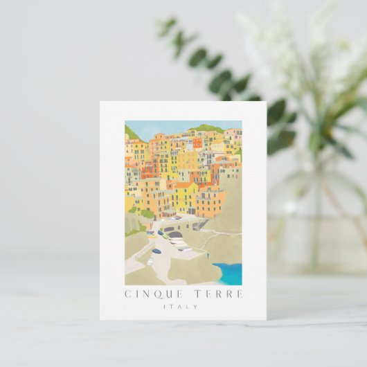 Cinque Terre Postkarte (Stehend Vorderseite)