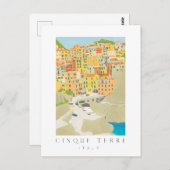 Cinque Terre Postkarte (Vorne/Hinten)
