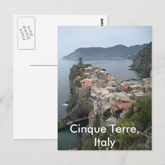 Cinque Terre Postkarte (Vorne/Hinten)