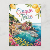 Cinque Terre Postkarte (Vorderseite)