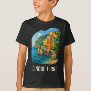 Cinque Terre Reise Italien Entkommen Monterosso Kü T-Shirt