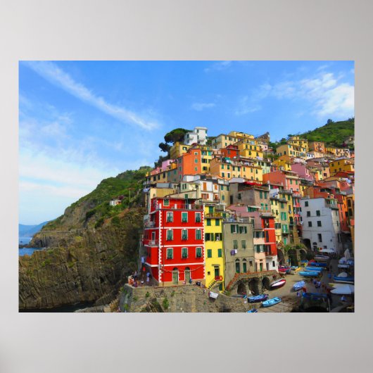 Cinque Terre - Riomaggiore, Italien Poster (Vorne)