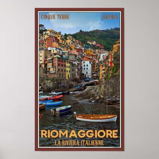 Cinque Terre - Riomaggiore Poster (Vorne)