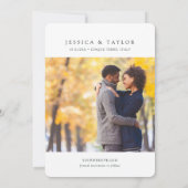 Cinque Terre Save the Date Italienische Hochzeit Einladung (Rückseite)