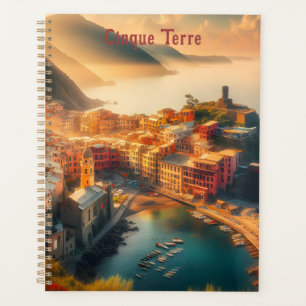 Cinque Terre Strand Italien Vintage Europa Reise Planer