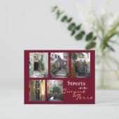 Cinque Terre Street Collage Postkarte (Stehend Vorderseite)