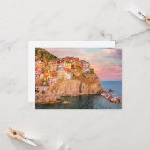 Cinque Terre, Sunset Karte (Vorderseite/Rückseite Beispiel)