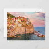 Cinque Terre, Sunset Postkarte (Vorne/Hinten)