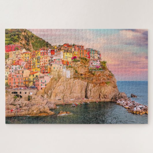 Cinque Terre, Sunset Puzzle (Horizontal)
