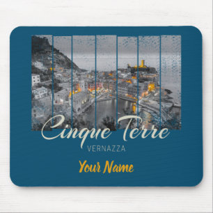 Cinque Terre Vernazza Italien Vintag Souvenir Mousepad