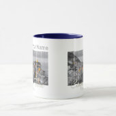 Cinque Terre Vernazza Italien Vintag Souvenir Tasse (Zentrum)