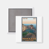 Cinque Terre - Vernazza Magnet (Vorderseite/Rückseite)