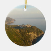 Cinque Terre von fern Keramikornament (Vorne)