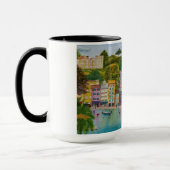 Cinque Terre Watercolor Custom Foto Tasse - 15 oz (Links)