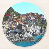 CinqueTerre20150901 Runder Pappuntersetzer (Vorderseite)