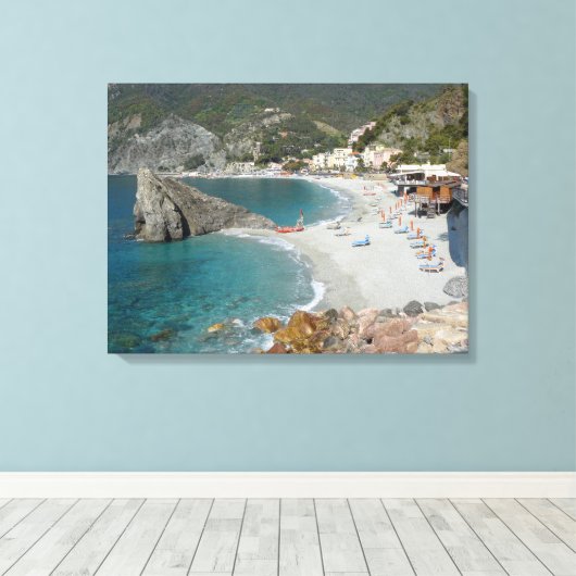 Cinqueterre Monterosso Ansicht Leinwand (Insitu (Holzboden))