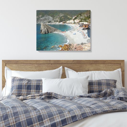 Cinqueterre Monterosso Ansicht Leinwand (Insitu (Schlafzimmer))