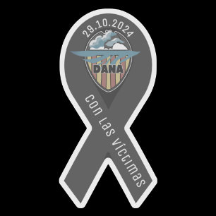 Cinta de luto valencia dana band aufkleber