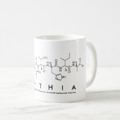 Cinthia Peptid-Namen-Tasse Kaffeetasse (VorderseiteRechts)