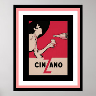 Cinzano-Plakat 16 x 20 Poster