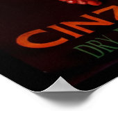 Cinzano Poster (Ecke)