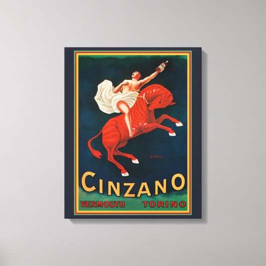 Cinzano Vermouth Torino Leinwanddruck (Vorderseite)