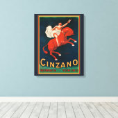 Cinzano Vermouth Torino Leinwanddruck (Insitu (Holzboden))