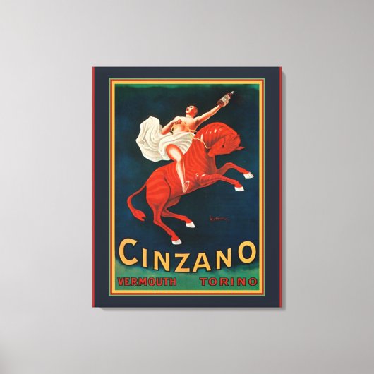 Cinzano Vermouth Torino Leinwanddruck (Vorderseite)