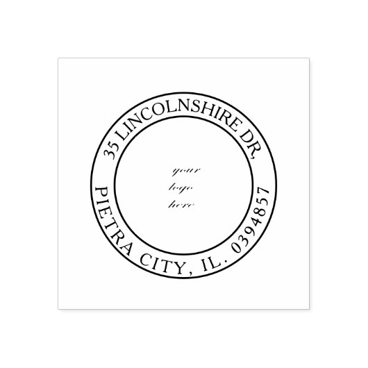 Cinzel-Schriftart für benutzerdefinierte Rücksende Gummistempel (Prägung)