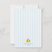 Cio Bambino Whimsical Italian Lemons Baby Dusche Einladung (Rückseite)