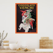 Cioccolato Venchi ~ Vintages Werbeplakat Poster (Küche)
