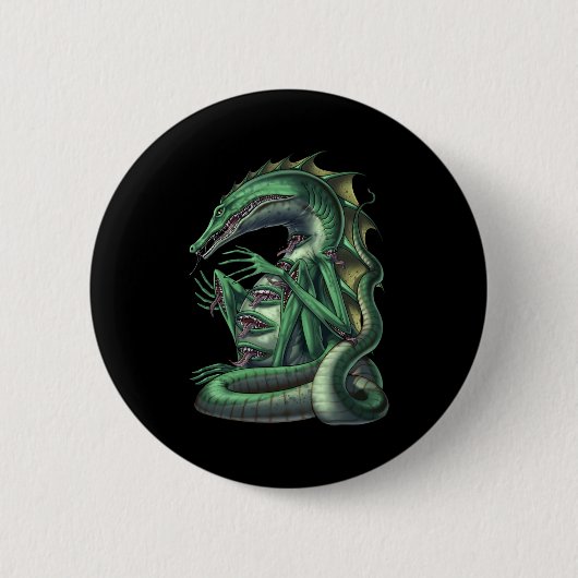 CipactliAztec Mythology Creature Cipactli Button (Vorderseite)
