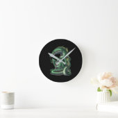 CipactliAztec Mythology Creature Cipactli Runde Wanduhr (Zuhause)