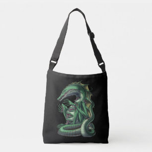 CipactliAztec Mythology Creature Cipactli Tragetaschen Mit Langen Trägern