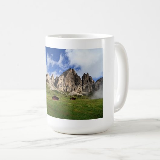 Cir-Dolomit - Gardena Durchlauf Kaffeetasse (VorderseiteRechts)
