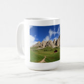 Cir-Dolomit - Gardena Durchlauf Kaffeetasse (Vorderseite Links)
