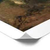 Circa 1770 The Blue Boy Vintag Art Poster (Ecke)