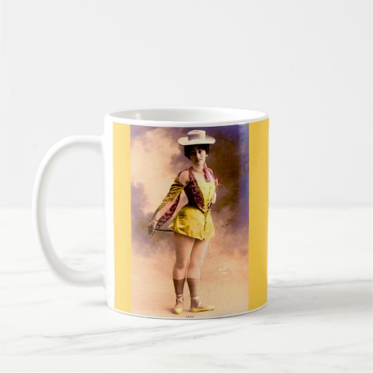 Circa 1890 Künstler der Diskothek Vera Kaffeetasse (Links)