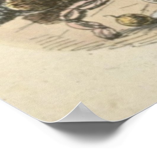 Circa 1900: Der Geist der Weihnachtszeit Poster (Ecke)