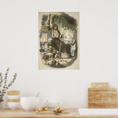 Circa 1900: Der Geist der Weihnachtszeit Poster (Küche)