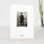 Circa 1900 Funny Toilet Paper Typ Fotograf Karte (Rückseite)